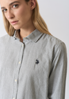 Camicia a righe in cotone relaxed fit