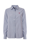 Camicia regular fit a righe