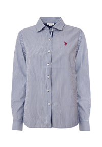 Camicia regular fit a righe