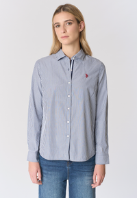 Camicia regular fit a righe