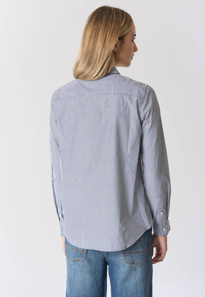 Camicia regular fit a righe