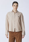 Camicia relaxed fit a righe