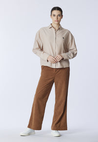Camicia relaxed fit a righe