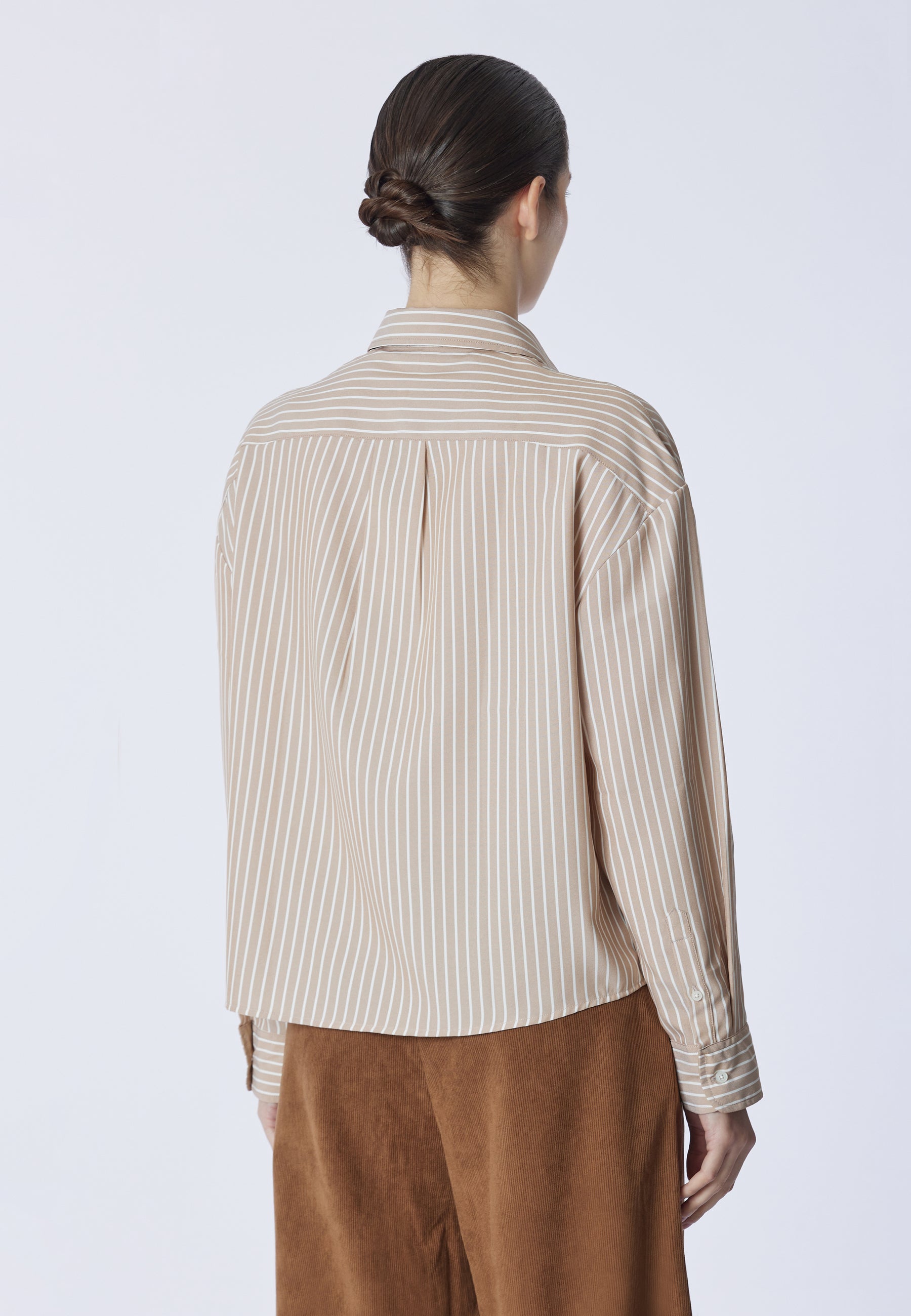 Camicia relaxed fit a righe