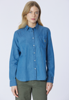 Camicia in denim twill da donna