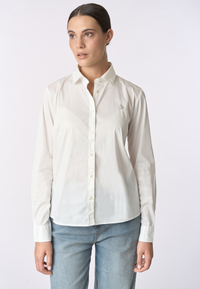 Camicia stretch popeline relaxed fit