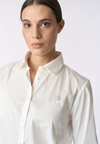 Camicia stretch popeline relaxed fit