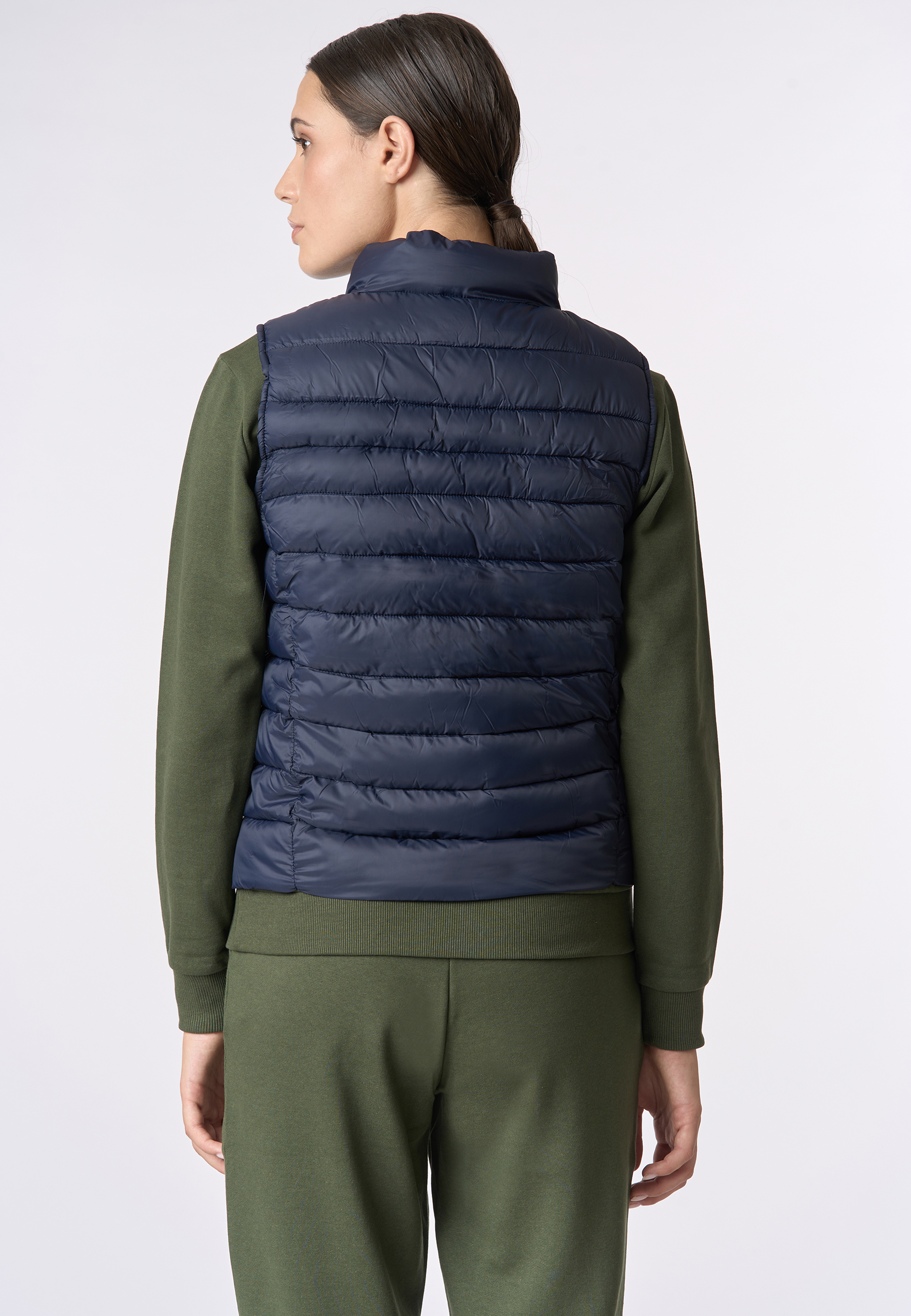 Gilet ultra light nylon con zip