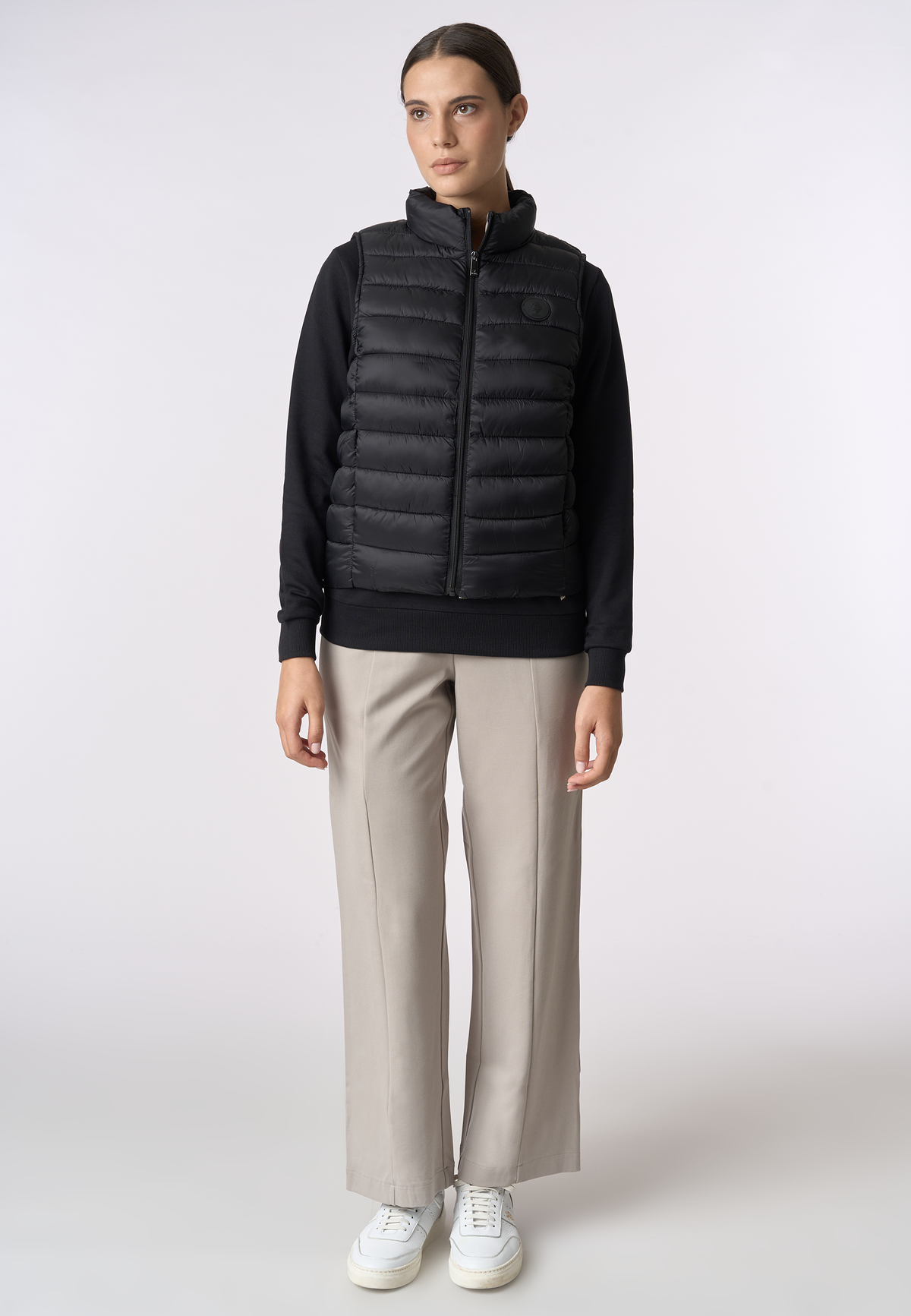 Gilet ultra light nylon con zip