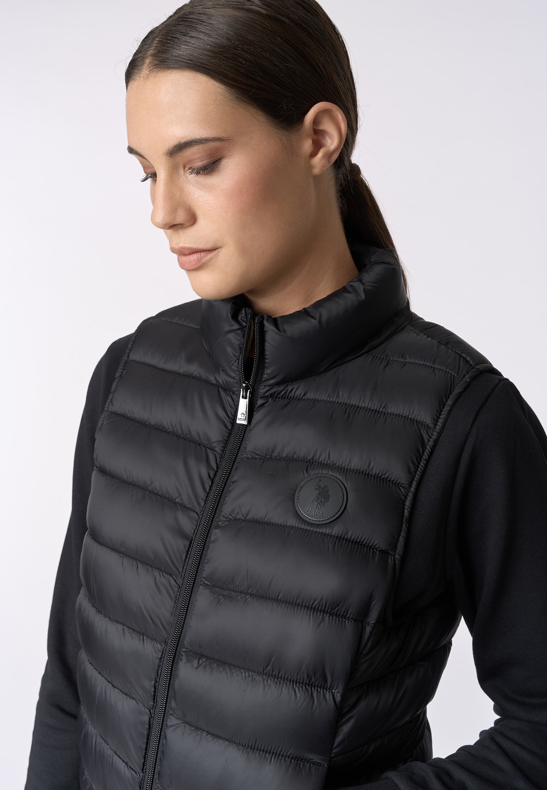 Gilet ultra light nylon con zip