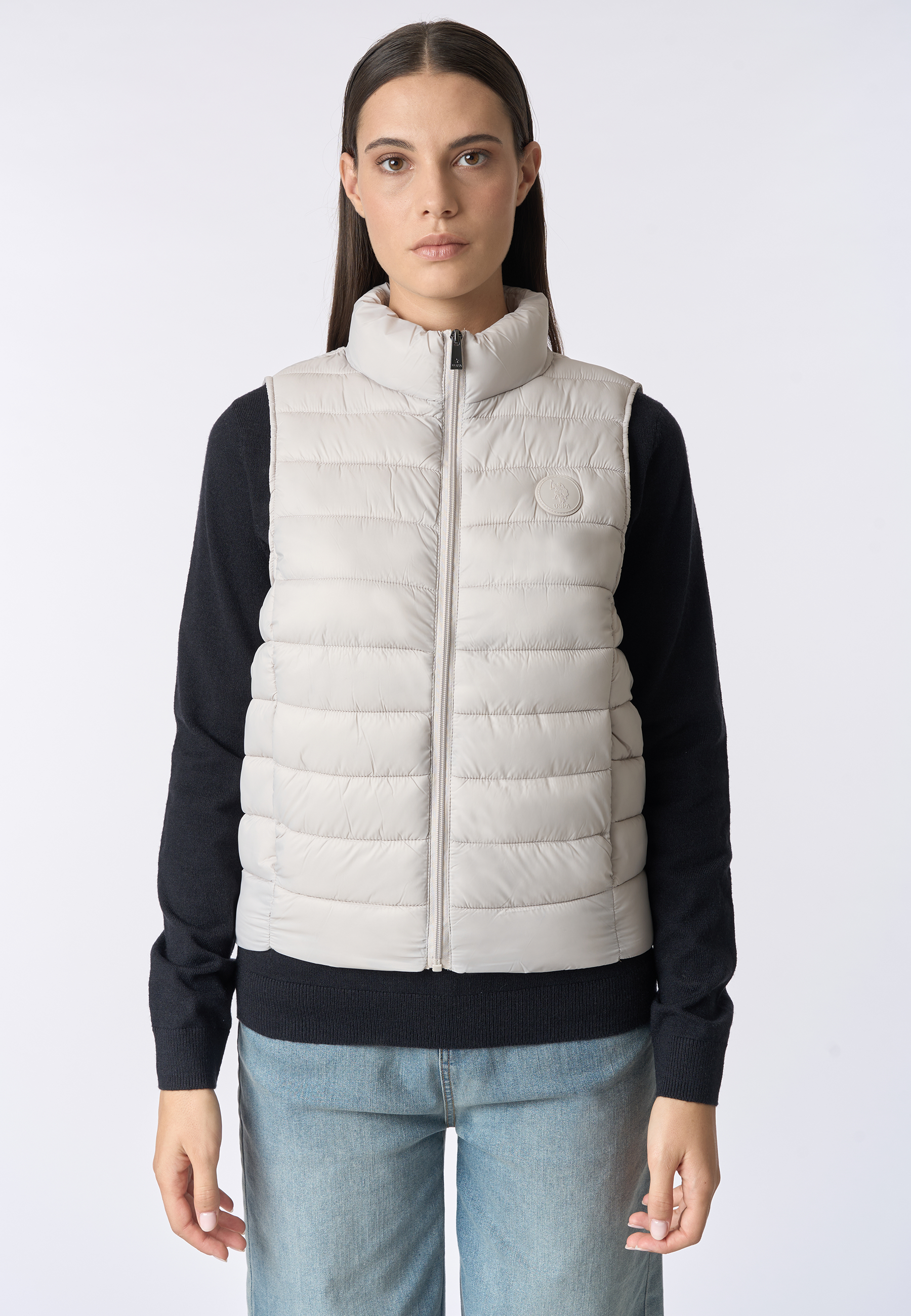 Gilet ultra light nylon con zip