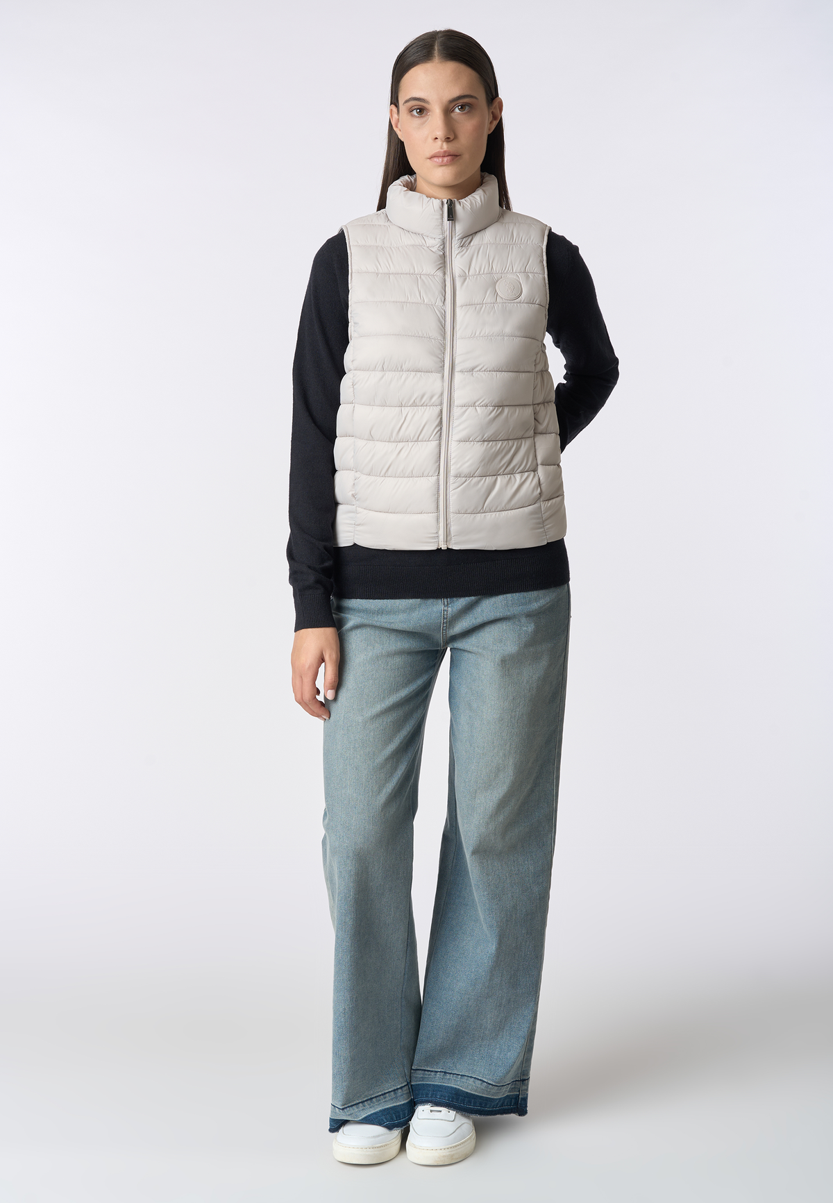 Gilet ultra light nylon con zip