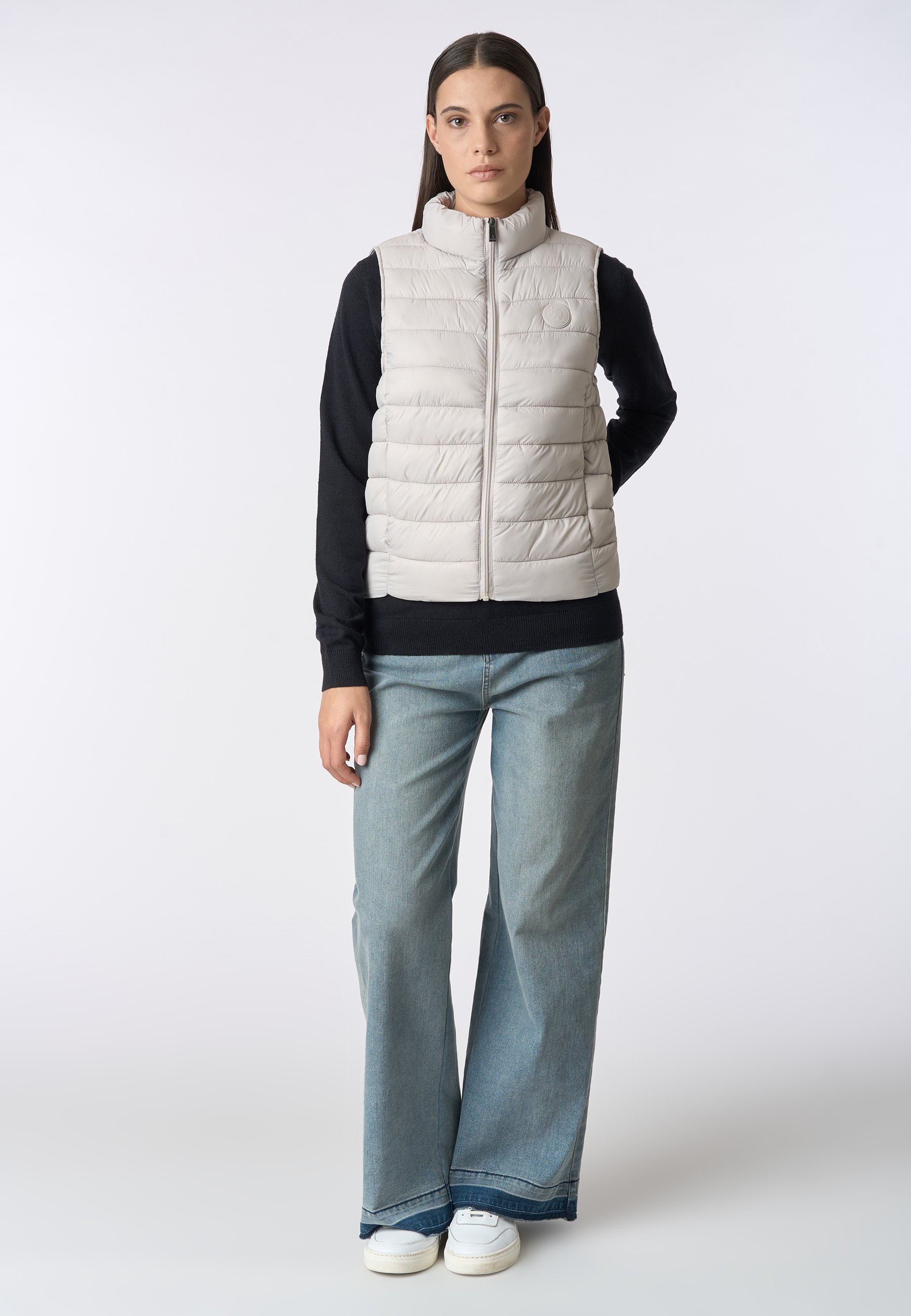 Gilet ultra light nylon con zip