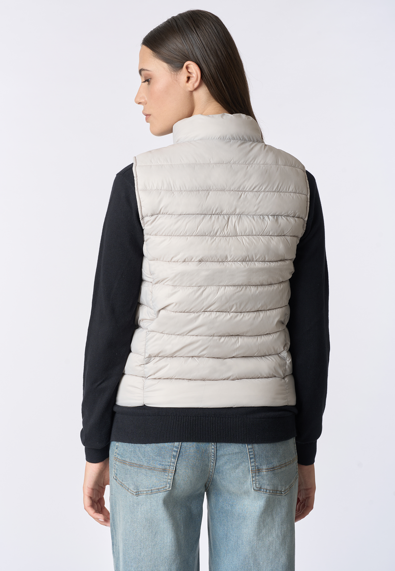 Gilet ultra light nylon con zip