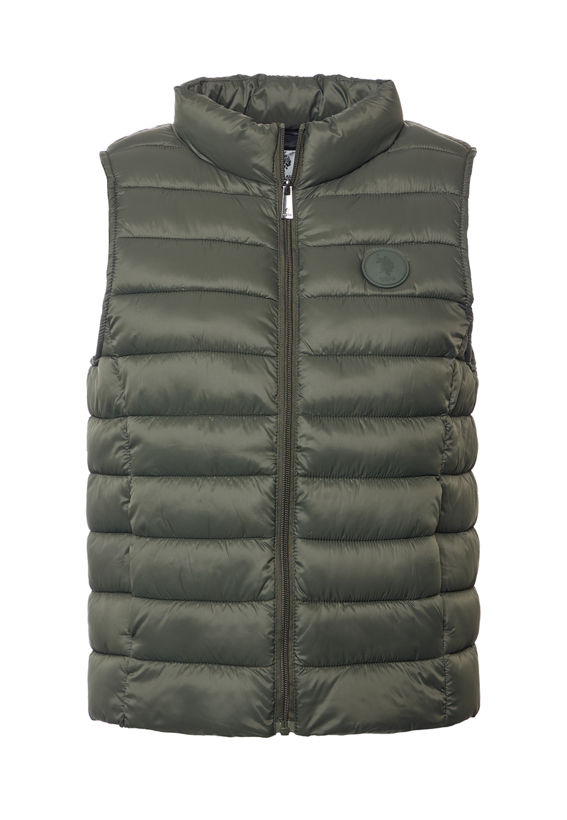 Gilet ultra light nylon con zip