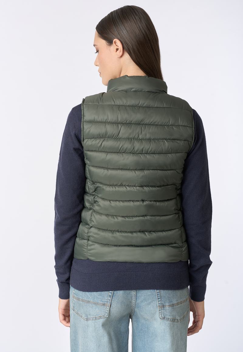 Gilet ultra light nylon con zip