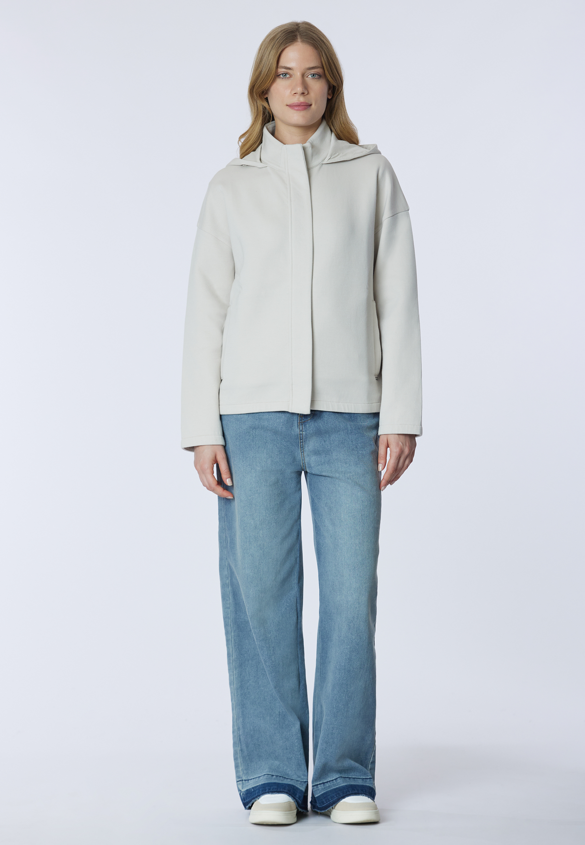 Giacca kerry full zip con cappuccio