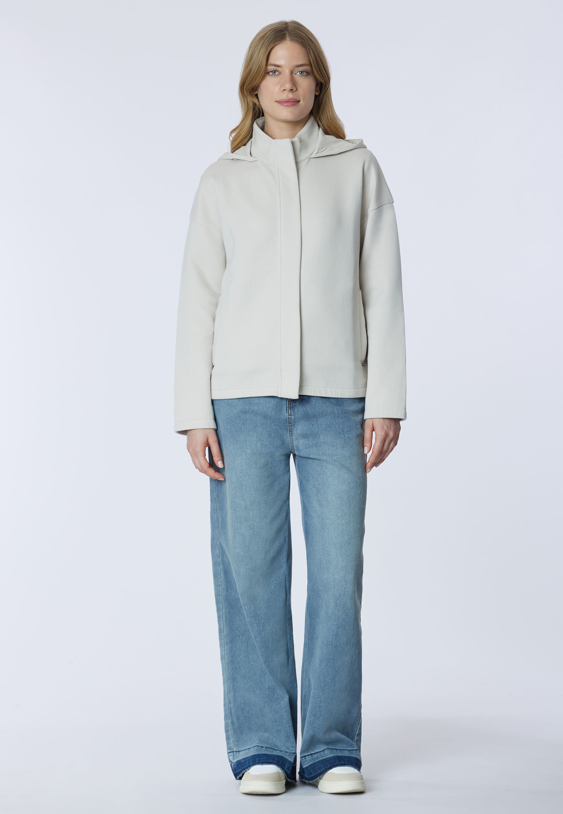 Giacca kerry full zip con cappuccio
