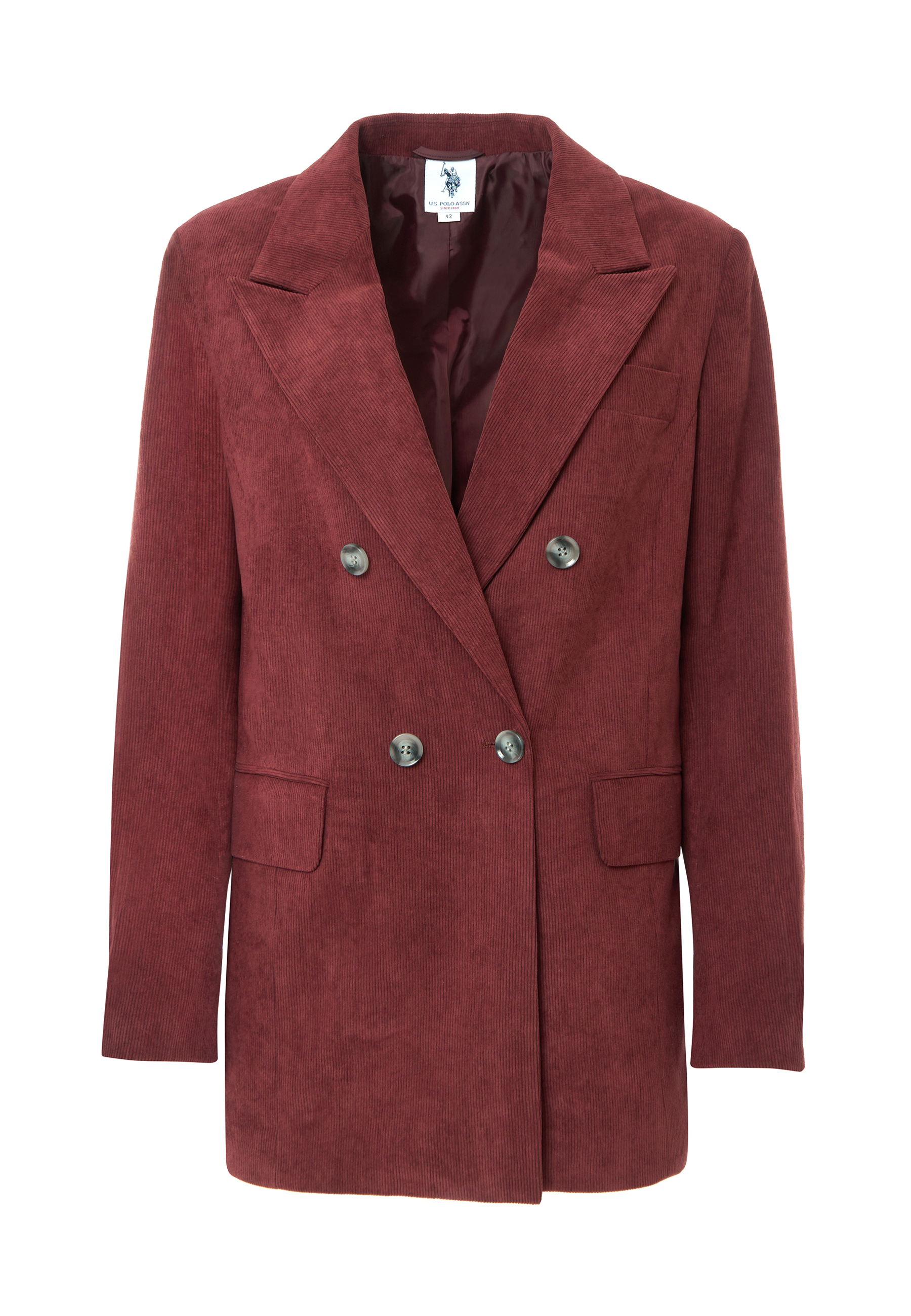 Giacca doppiopetto in velluto