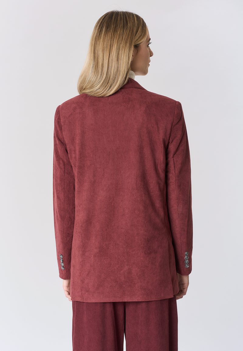 Giacca doppiopetto in velluto