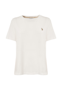 T-shirt girocollo a maniche corte