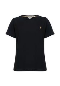 T-shirt girocollo a maniche corte