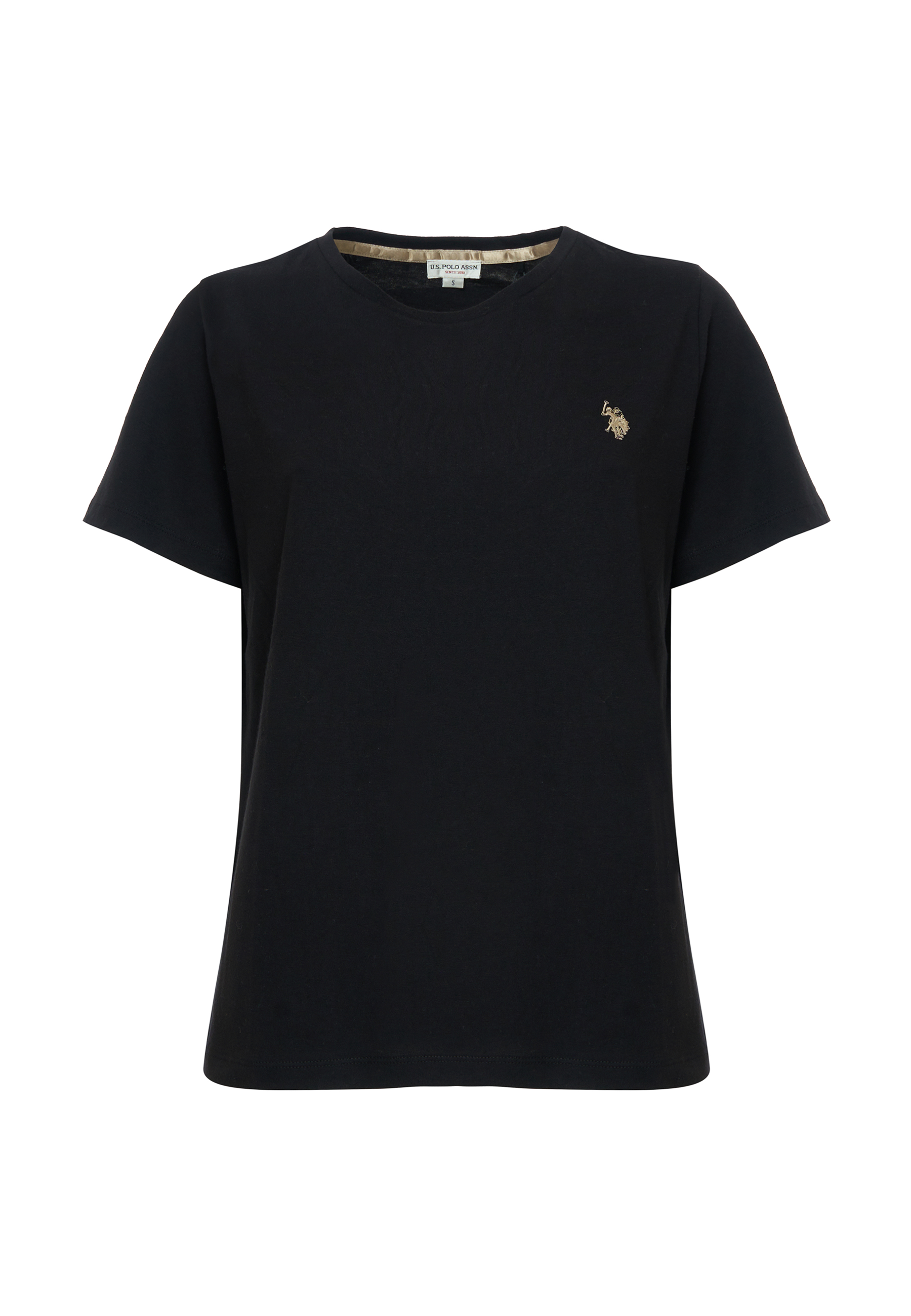 T-shirt girocollo a maniche corte