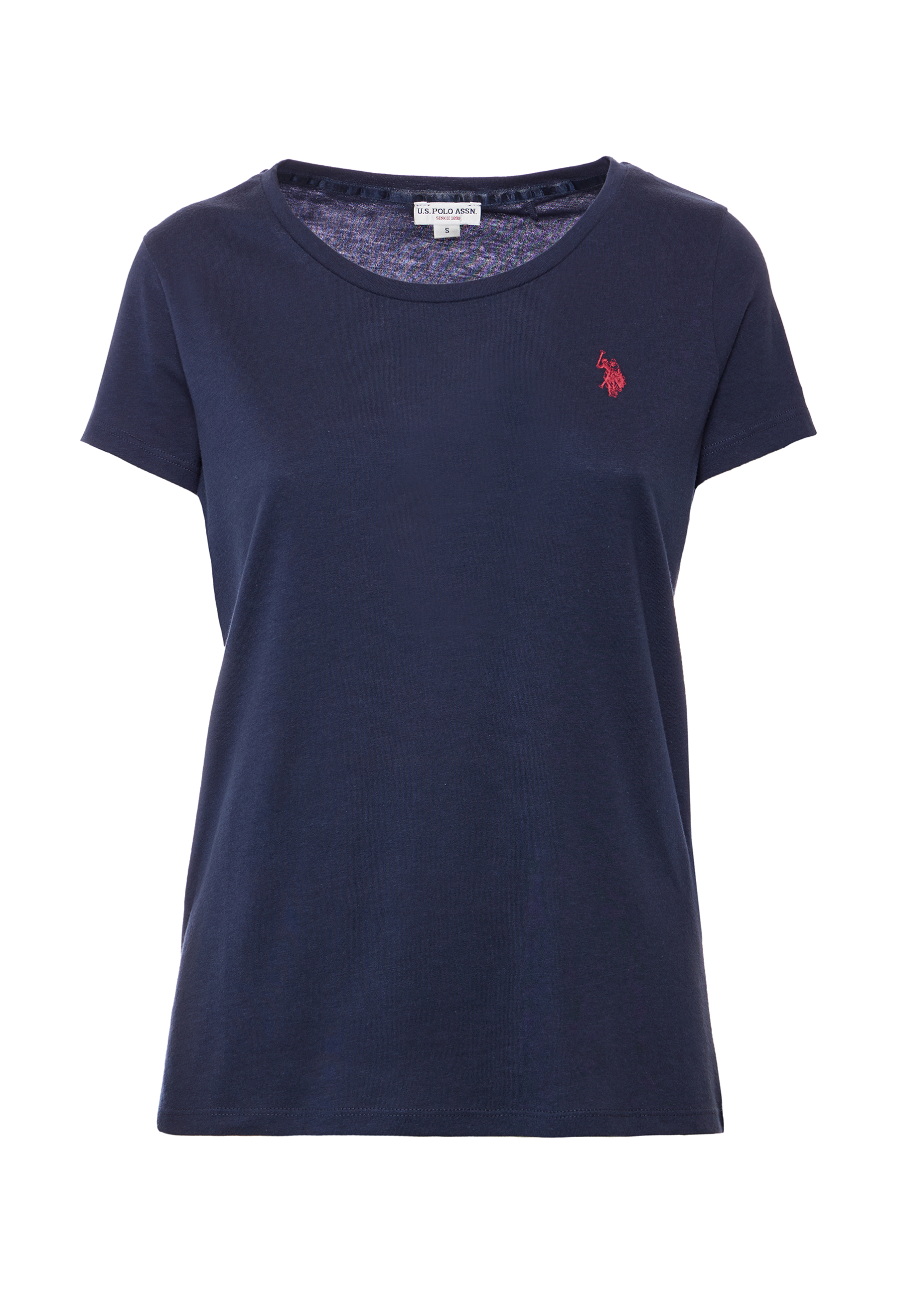 T-shirt girocollo a maniche corte
