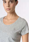 T-shirt girocollo a maniche corte