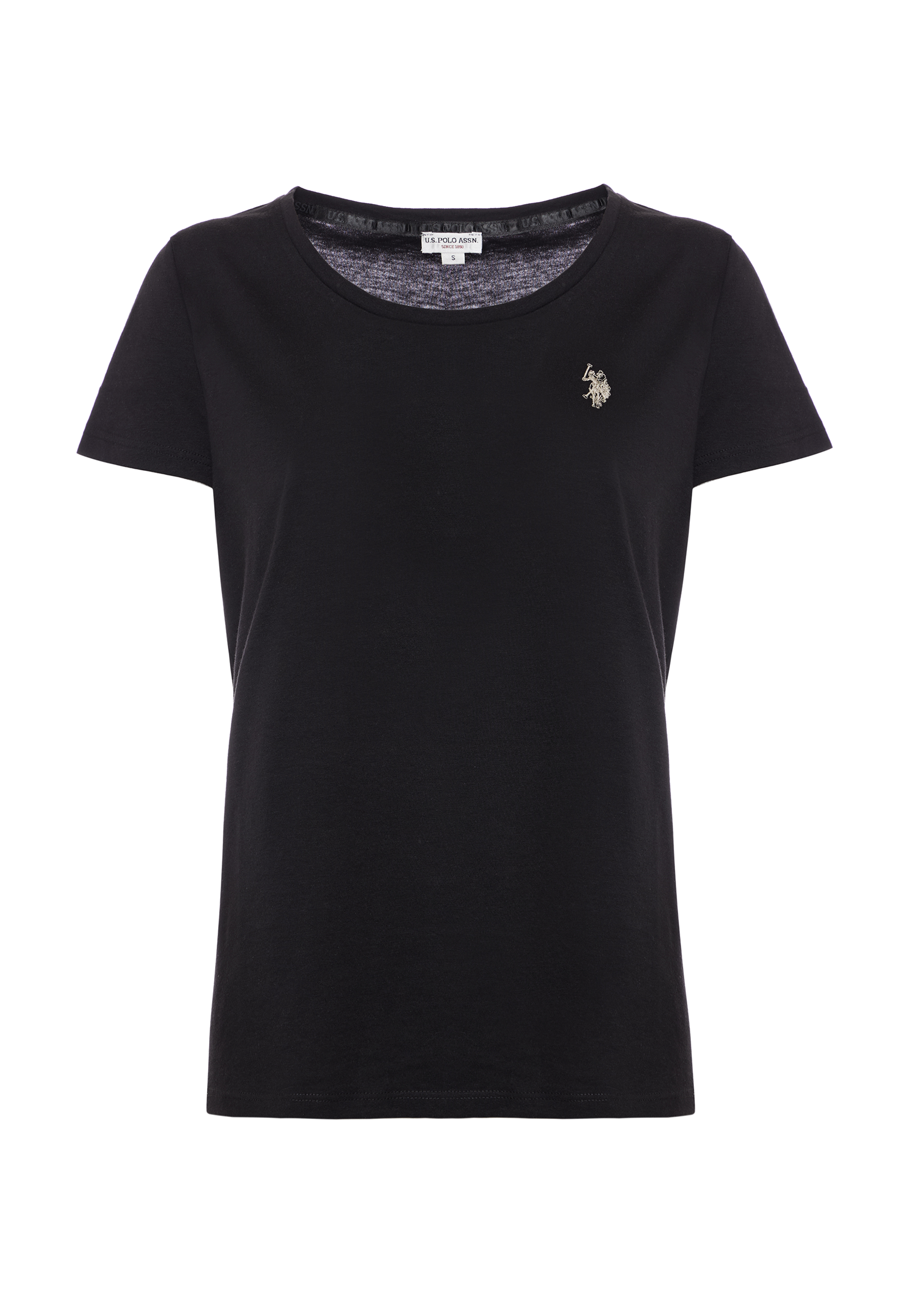 T-shirt girocollo a maniche corte