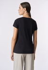 T-shirt girocollo a maniche corte