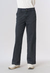 Pantalone chino da donna in cotone gabardine