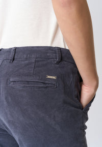 Pantalone chino in velluto a costine