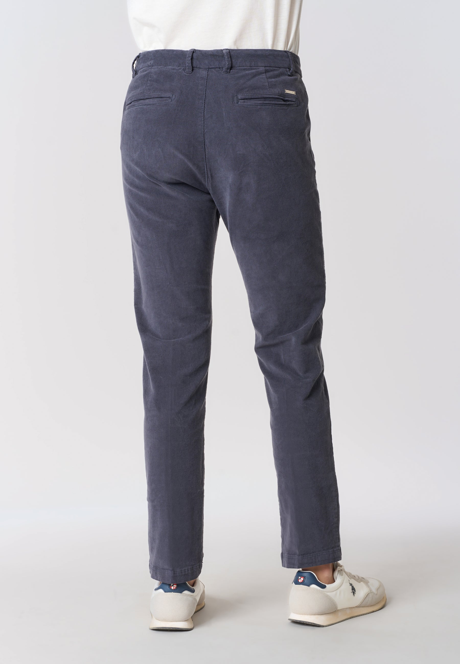 Pantalone chino in velluto a costine