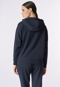 Felpa con cappuccio e zip