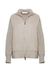 Felpa con cappuccio e zip punto milano