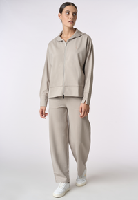 Felpa con cappuccio e zip punto milano