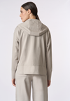 Felpa con cappuccio e zip punto milano