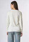 T-shirt a maniche lunghe scollo a V