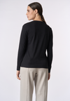 T-shirt a maniche lunghe scollo a V