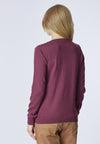 Maglia con scollo a V cotone e cashmere