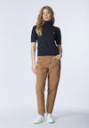 Maglia dolcevita 3/4 cotone e cashmere
