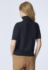 Maglia dolcevita 3/4 cotone e cashmere