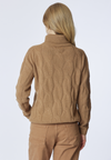 Maglia dolcevita a treccia