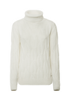 Maglia dolcevita a treccia