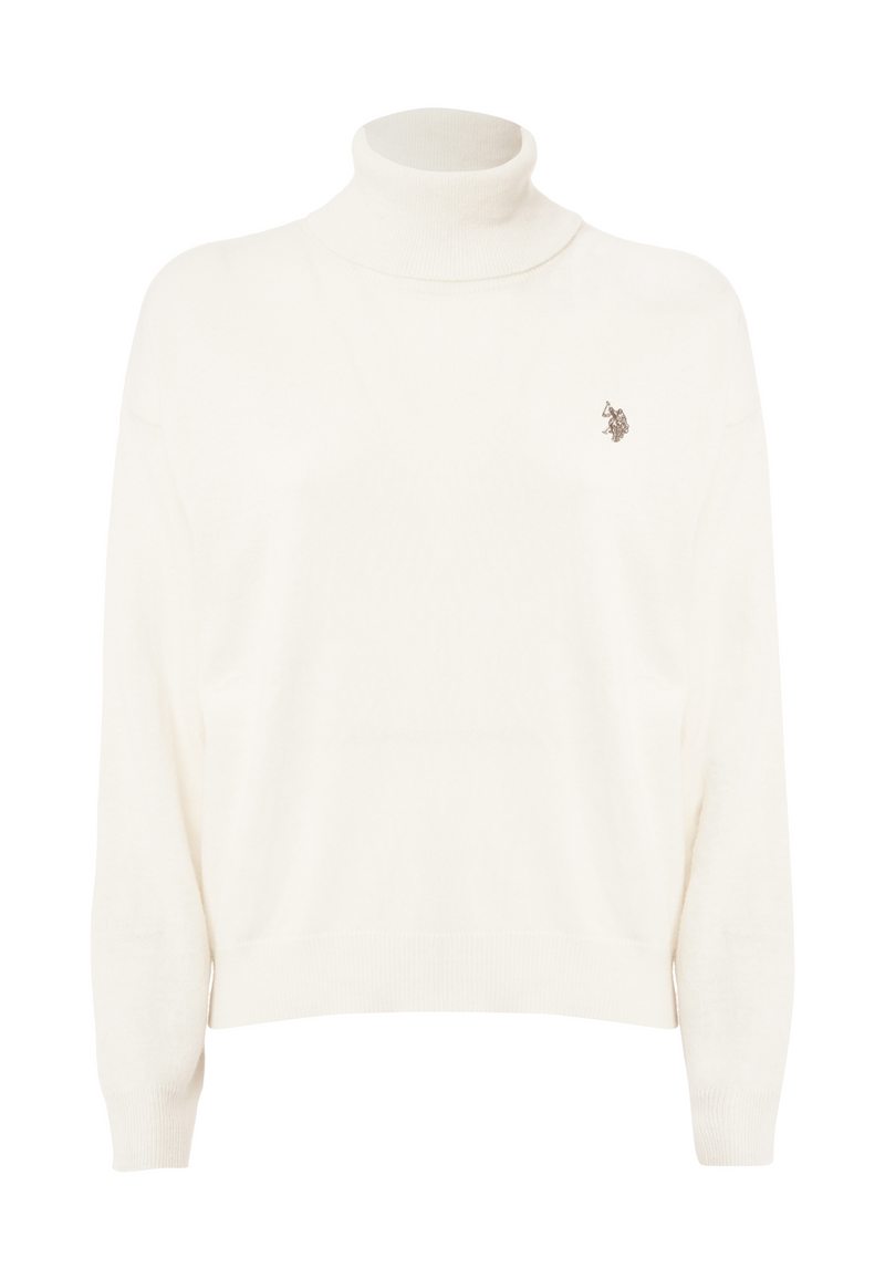 Maglia dolcevita misto lana e cashmere