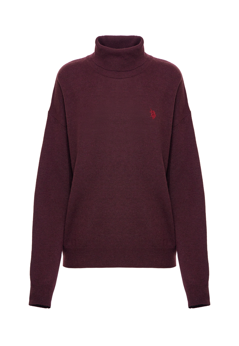 Maglia dolcevita misto lana e cashmere