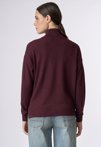 Maglia dolcevita misto lana e cashmere