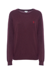 Maglia girocollo misto lana e cashmere