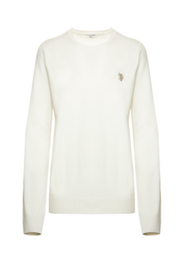 Maglia girocollo con logo
